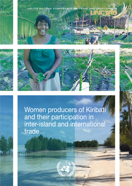 Women Producers in the Economy of Kiribati and Their Participation In