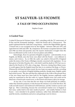 St Sauveur- Le-Vicomte