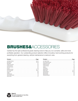 Brushes and Accessories