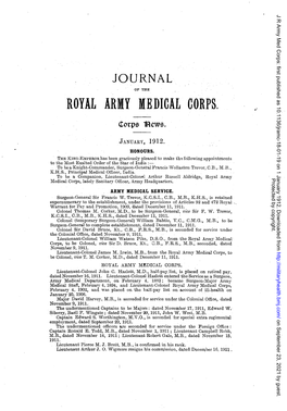 Royal Army Medical Corps