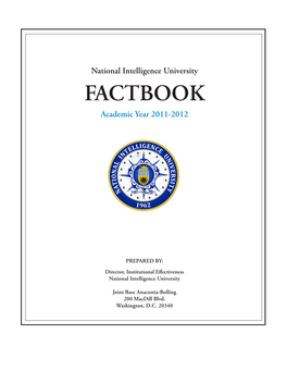 FACTBOOK Academic Year 2011-2012