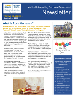 Newsletter VOLUME 17, ISSUE 9