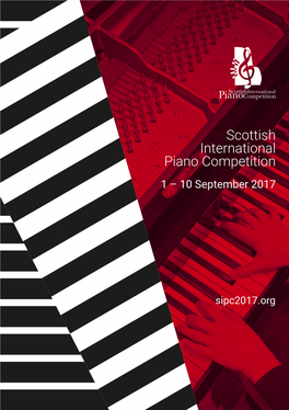 Scottish International Piano Competition 1 – 10 September 2017