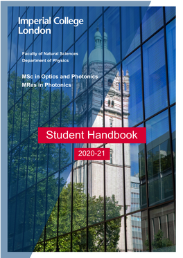 Optics Msc Handbook