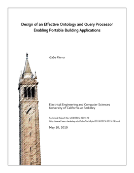 Design of an Effective Ontology and Query Processor Enabling Portable Building Applications