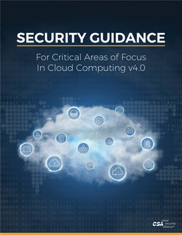 Security Guidance for Critical Areas of Focus in Cloud Computing V4.0