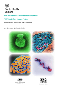 (RIPL) PHE Microbiology Services Porton