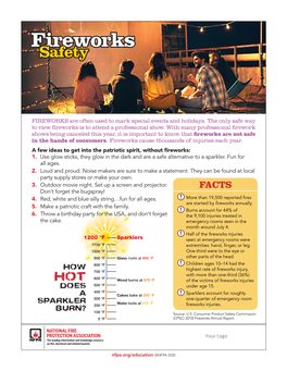 Fireworks Safety