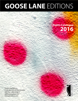 Rights Catalogue 2016