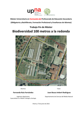 Biodiversidad 100 Metros a La Redonda