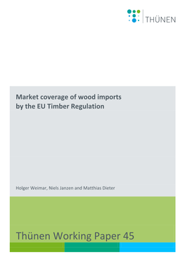 Market Coverage of Wood Imports by the EU Timber Regulation