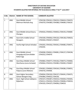 District Anantnag