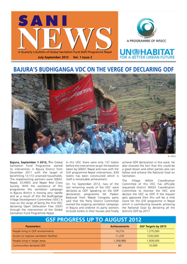 Bajura's Budhiganga VDC on the Verge of Declaring ODF