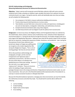 Sedimentology and Stratigraphy Measuring Sedimentary Structures for Paleocurrent Reconstruction