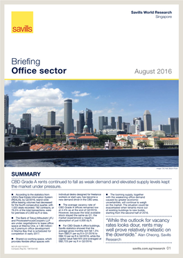 Singapore Office Briefing Q2 2016