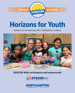Horizons for Youth Summer Fun & Learning 2021 | Bethlehem Locations