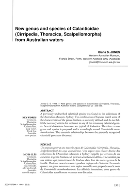 Cirripedia, Thoracica, Scalpellomorpha) from Australian Waters