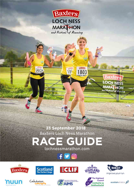 Baxters Loch Ness Marathon RACE GUIDE Lochnessmarathon.Com