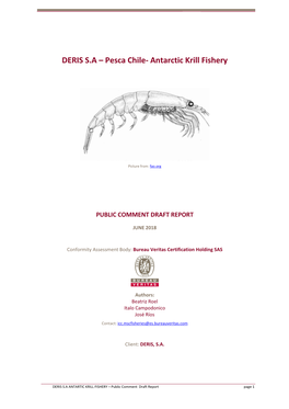 Antarctic Krill Fishery