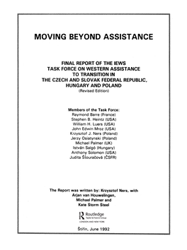 Moving Beyond Assistance