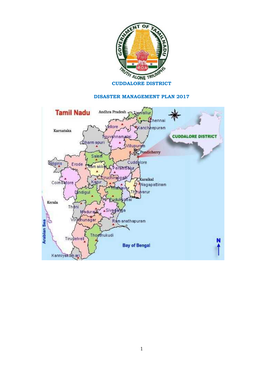 1 Cuddalore District Disaster Management Plan 2017