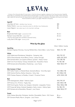 Levan Wine Menu 15.07.21