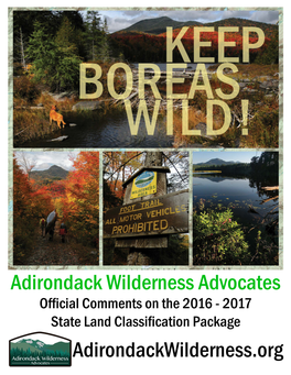 Adirondack Wilderness Advocates Adirondackwilderness.Org