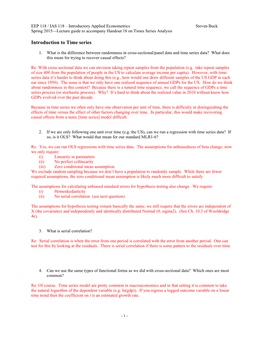 Introduction to Time Series