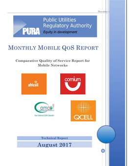 Monthly Mobile Qos Report