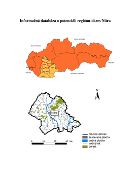 Informačná Databáza O Potenciáli Regiónu-Okres Nitra 1