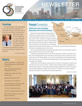 2020 Annual Newsletter