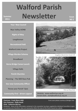 Walford Parish Newsletter