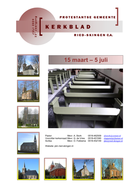 15 Maart – 5 Juli