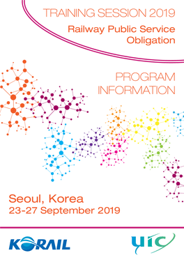 Training Session 2019 Seoul, Korea Program Information