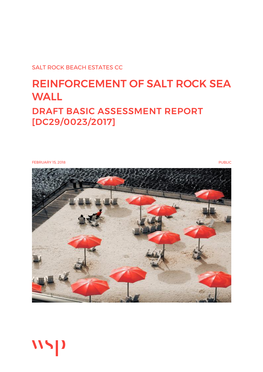 Reinforcement of Salt Rock Sea Wall Draft Basic Assessment Report [Dc29/0023/2017]