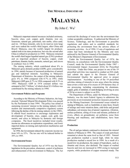 MALAYSIA by John C