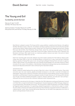 David Zwirner the Young and Evil