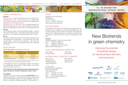 New Biotrends in Green Chemistry