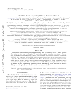 The MESAS Project: Long Wavelength Follow-Up Observations of Sirius A