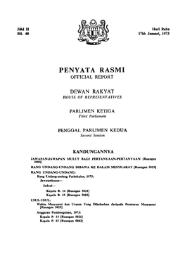 Penya Ta Rasmi Official Report