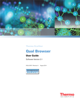 Xcalibur 3.1 Qual Browser User Guide Version A