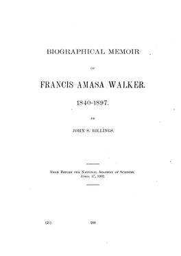 Francis Amasa Walker