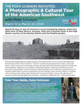 A Photographic & Cultural Tour of the American Southwest