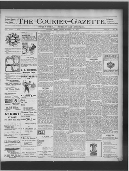 Courier Gazette : November 16, 1897