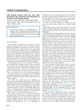 (Dal) Complicates Recommendations on Avoidance in Lentil Allergic