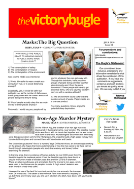 Masks: the Big Question Iron-Age Murder Mystery