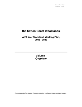 The Sefton Coast Woodlands