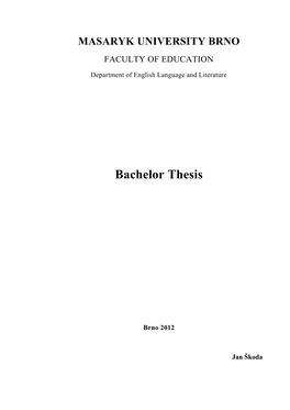 Bachelor Thesis