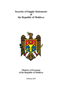 Security of Supply Statements of the Republic of Moldova