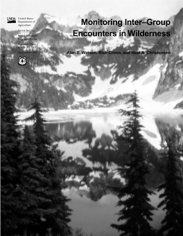 Monitoring Inter-Group Encounters in Wilderness